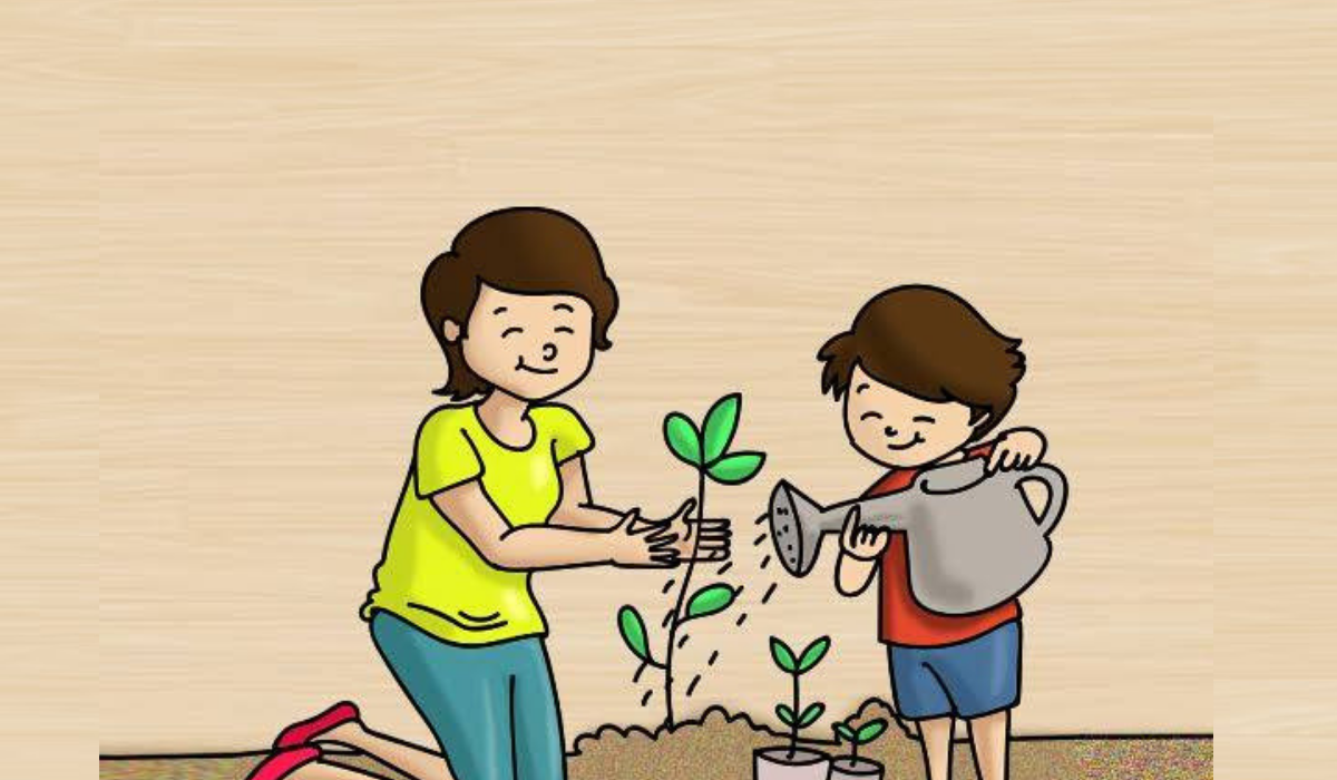 Worlds Environment Day Easy Tree Drawing | Worlds Environment Day Drawing  For Kids - JeeJee JoJo